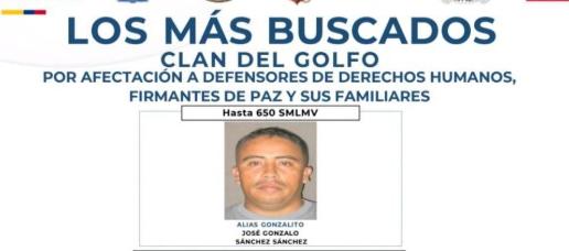 José Gonzalo Sánchez Sánchez, alias 'Gonzalito'.