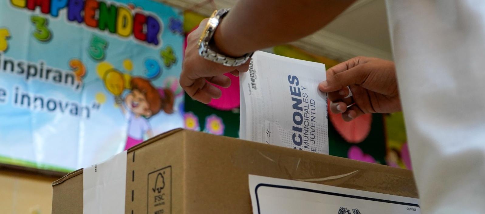 Imagen de referencia de votación.