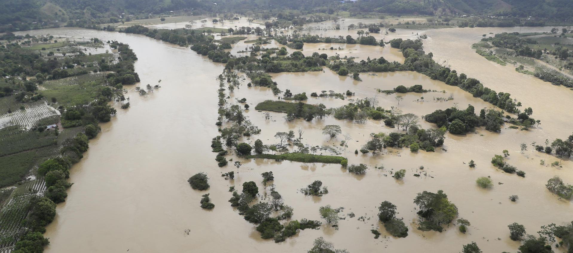También hay inundaciones en municipios del sur de Córdoba. 