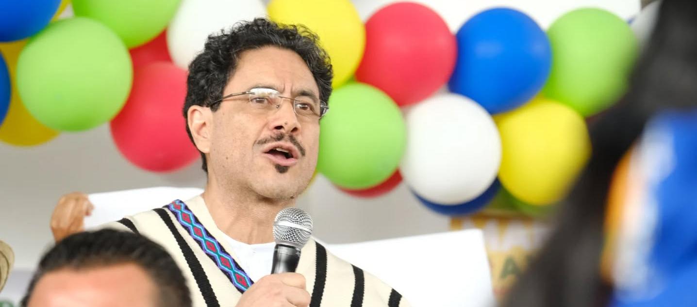 El precandidato presidencial Iván Cepeda.