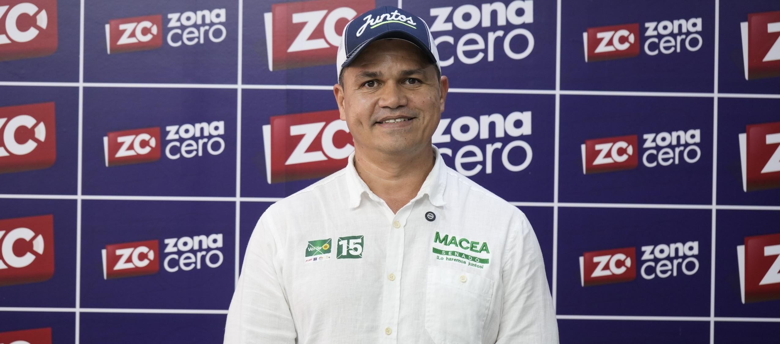 José Macea, candidato al Senado por la Coalición Alianza por Colombia.