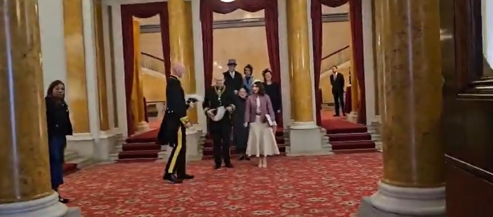 La embajadora Laura Sarabia.