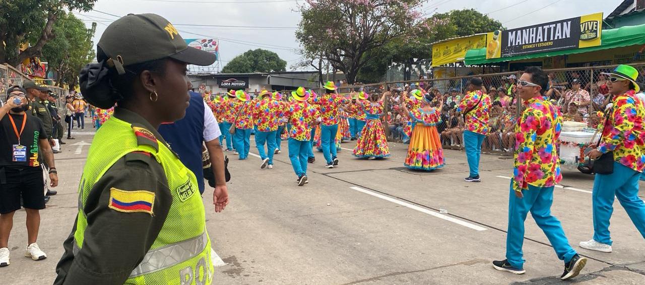 Labor de la Policía durante La Guacherna.