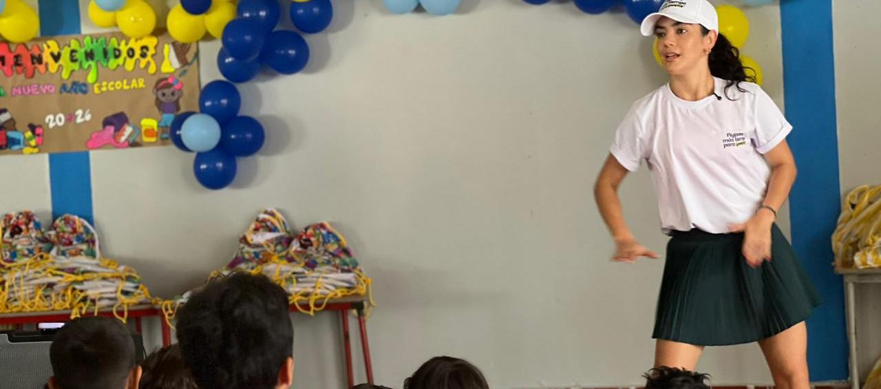 Los niños pudieron disfrutar de una clase de baile.