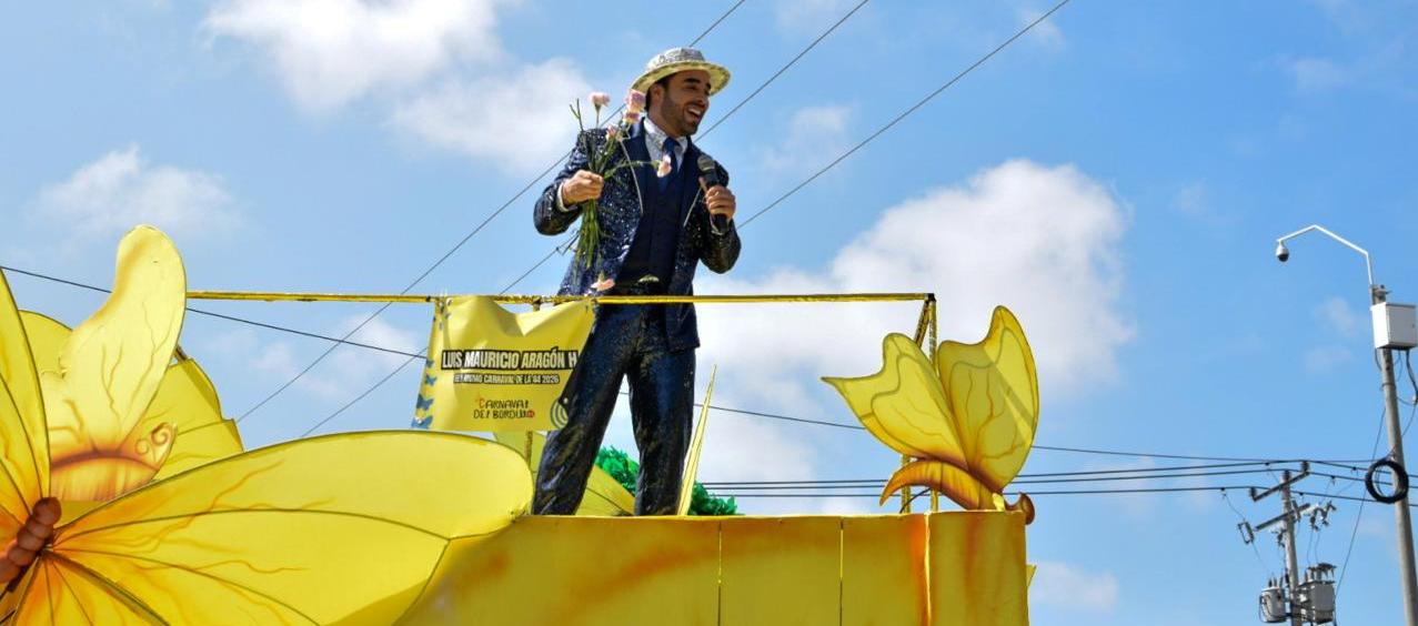 Luis Mauricio Aragón, Rey Momo del Carnaval de la 44.
