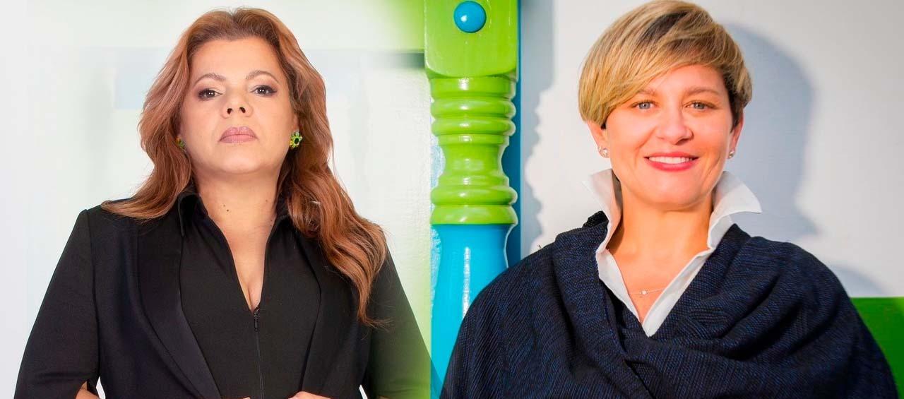 Mary Luz Herrán y Verónica Alcocer. 