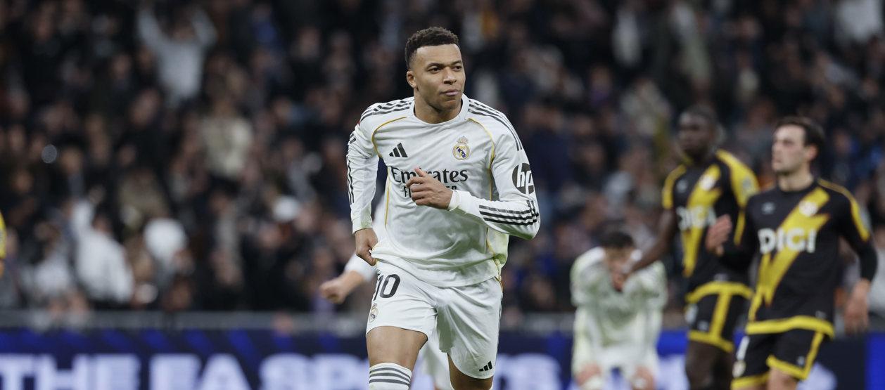 La celebración de Mbappé.