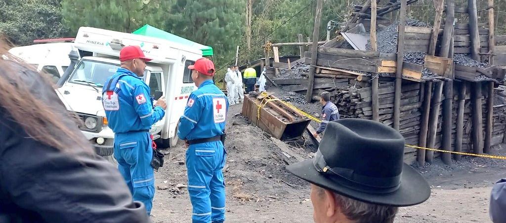 Mina en la que fueron recuperados los cuerpos.