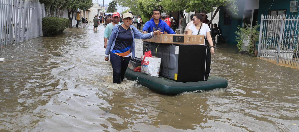 Inundación en Montería.