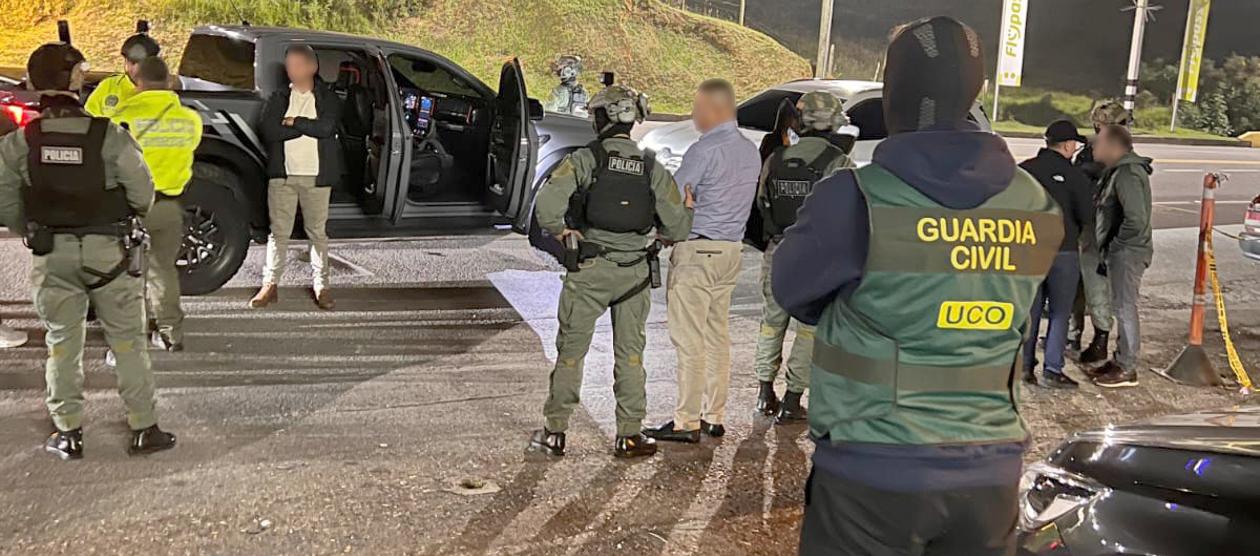 Momento de la captura.