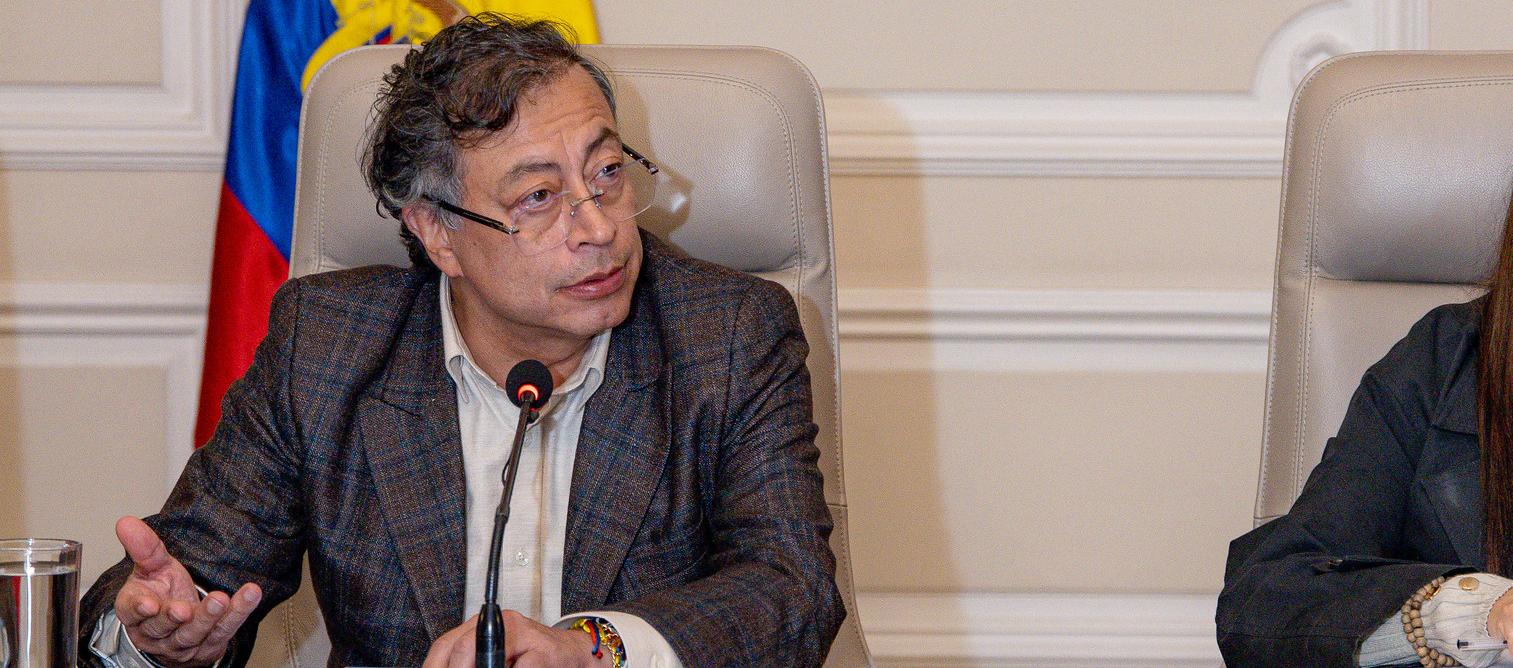 El Presidente Gustavo Petro.