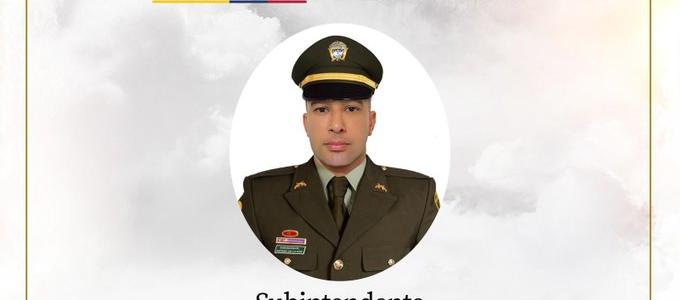 Subintendente Andrés Felipe De la Hoz. 