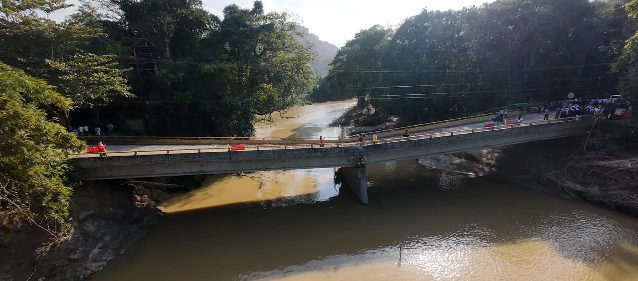 Puente de Mendihuaca, colapsado