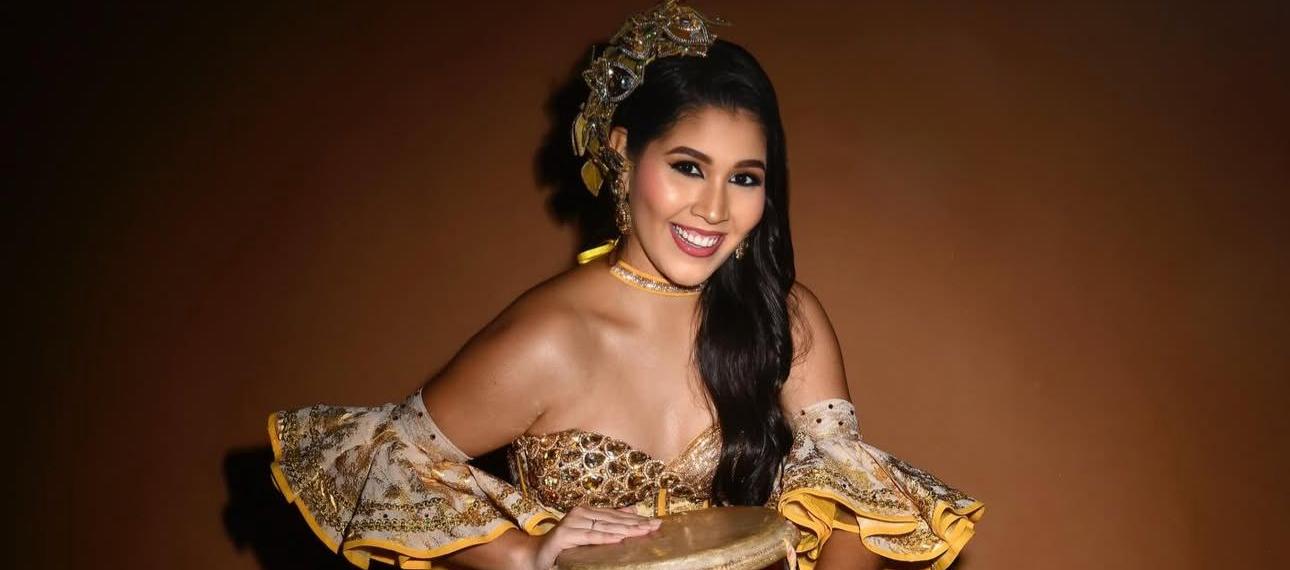 Shaddi Navarro Salas, Reina del Carnaval de Santo Tomas y anfitriona del Reinado Intermunicipal. 