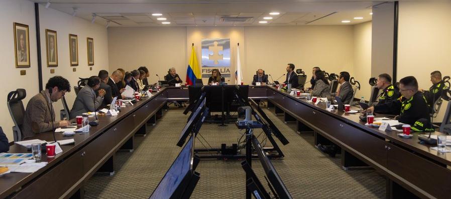 Reunión en la Fiscalía.