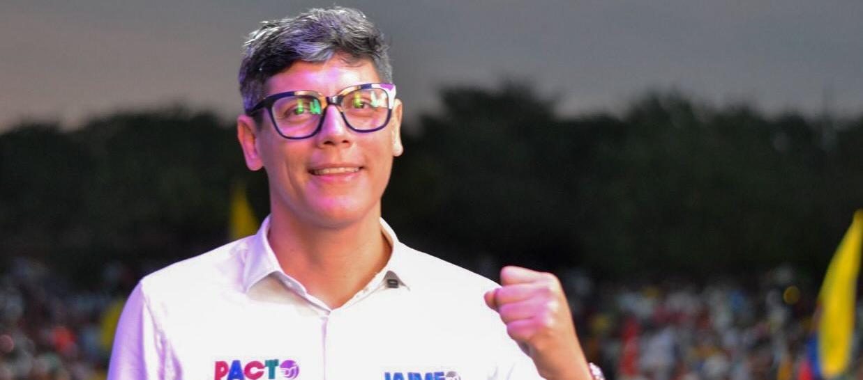 El candidato a la Cámara de Representantes por el Pacto Histórico, Jaime Santamaría.