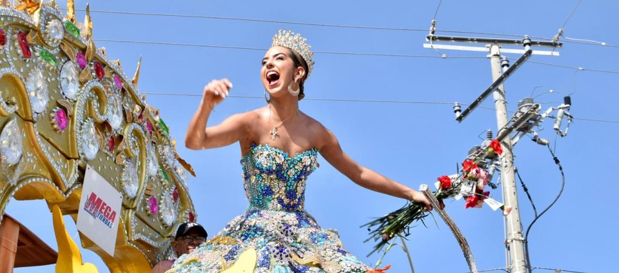 Sharon Hurtado, Reina del Carnaval de la 44.