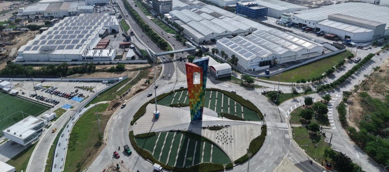 Planta de Tecnoglass en Barranquilla.
