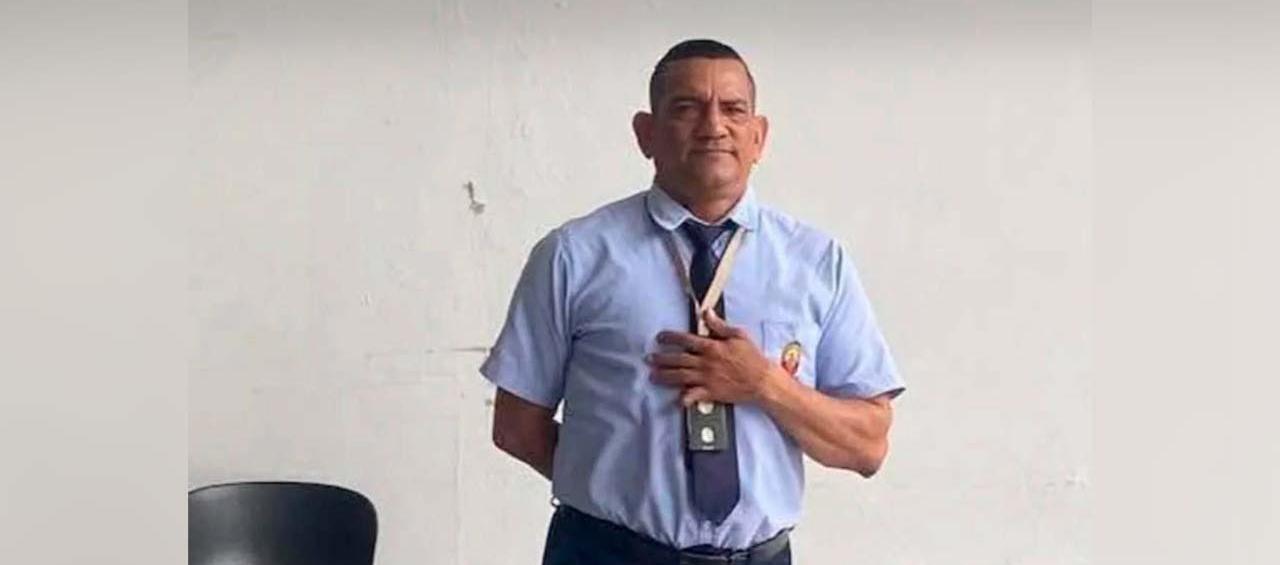 Edwin Monterrosa, vigilante fallecido. 