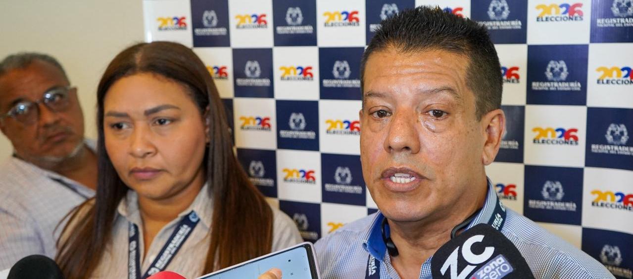 El delegado departamental de la Registraduría, William Malpina.