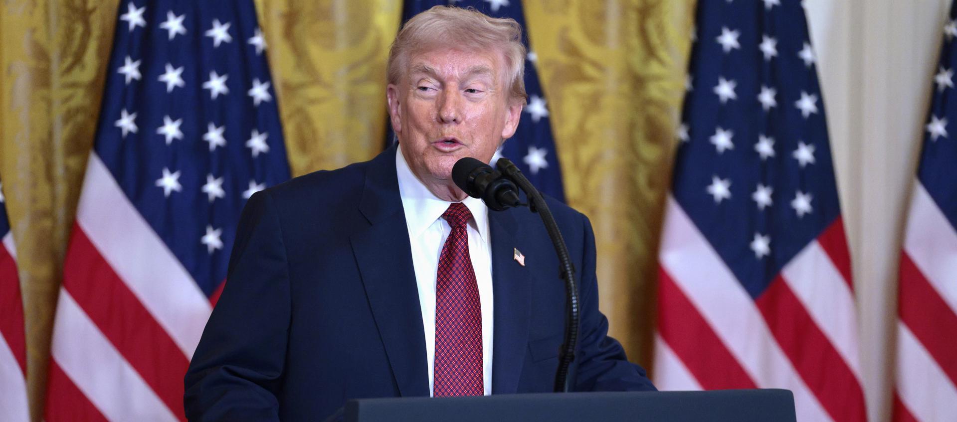 Donald Trump, Presidente de Estados Unidos.