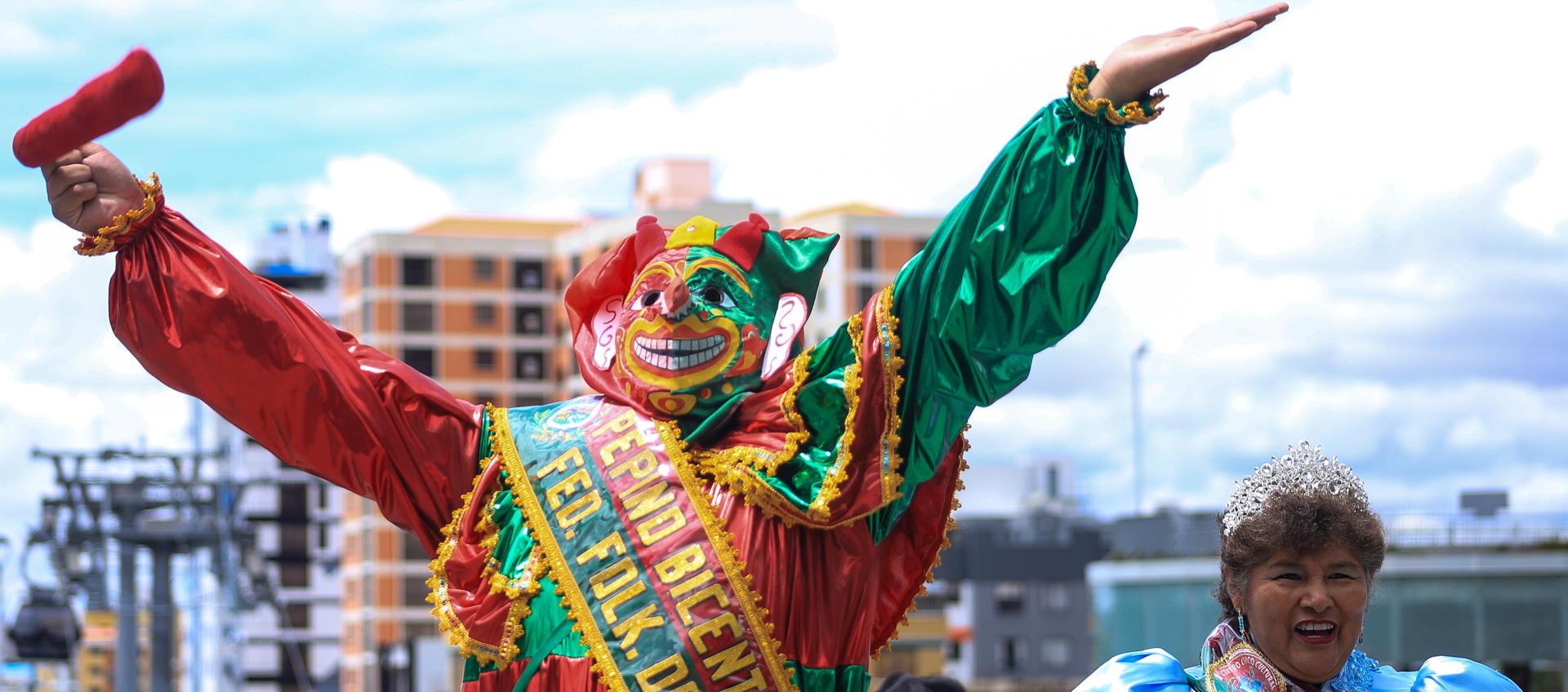 Carnaval en La Paz, Bolivia.