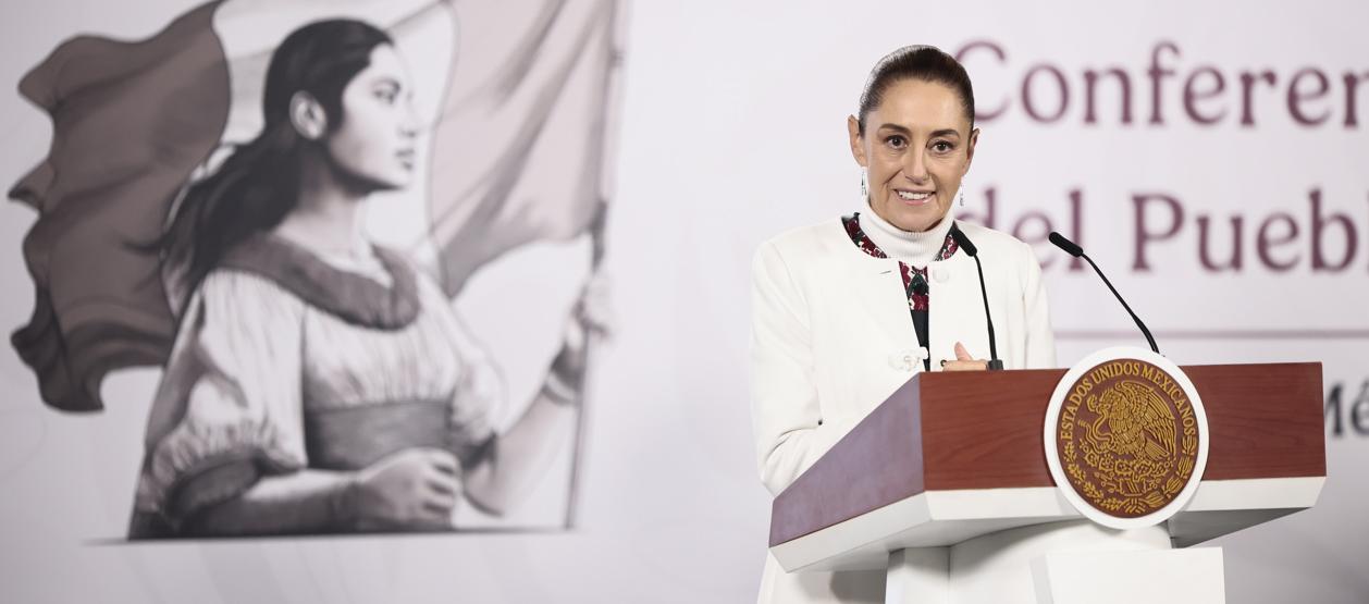 Claudia Sheinbaum, presidenta de México. 