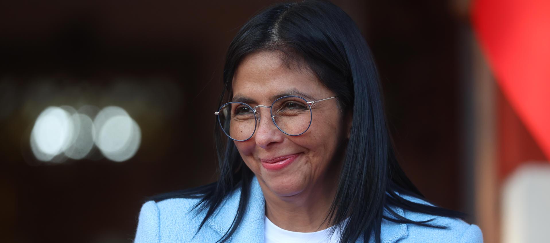 Delcy Rodríguez, Presidenta encargada de Venezuela.