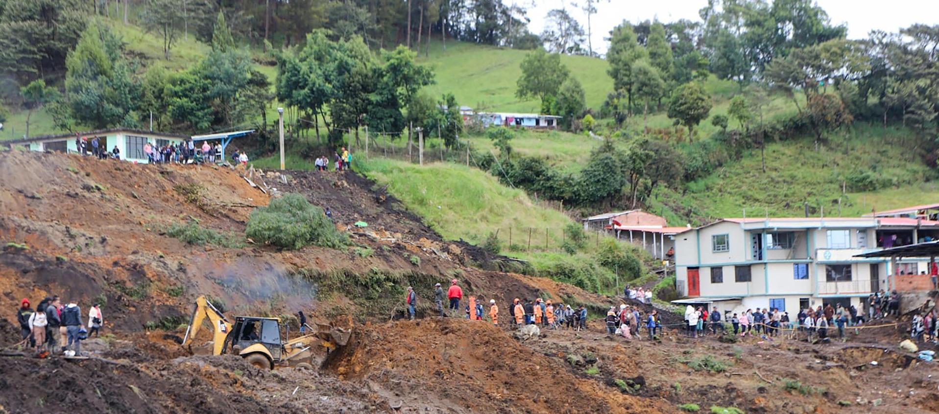 Deslizamiento de tierras en Mallama, Nariño.
