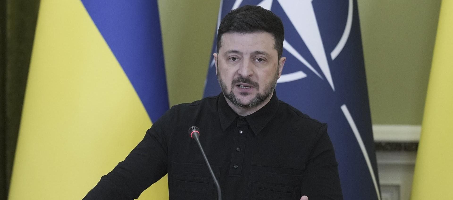 Volodímir Zelenski, Presidente de Ucrania.