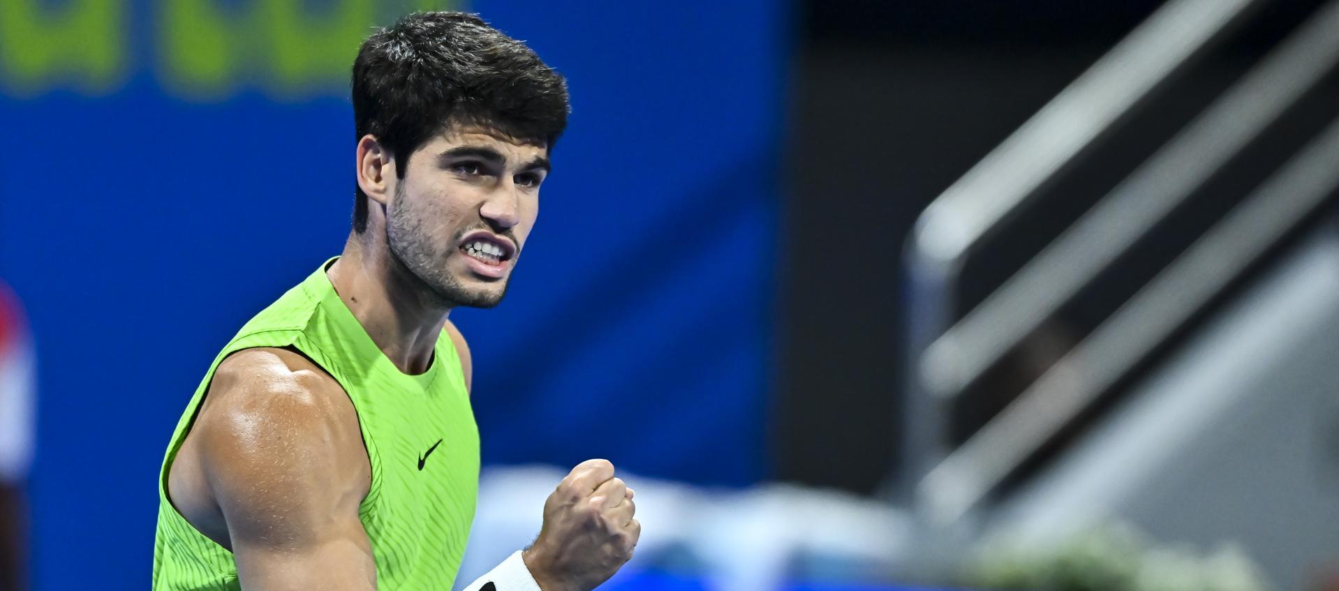 Carlos Alcaraz, tenista español.