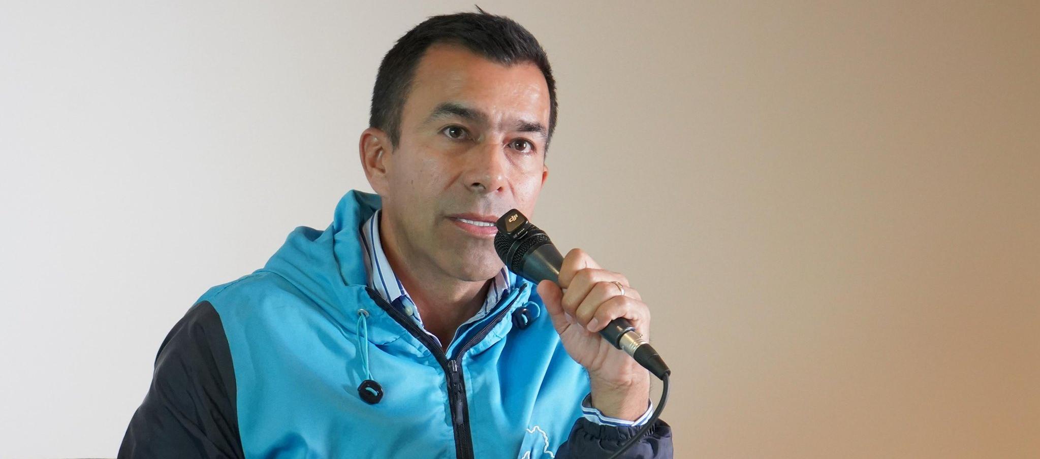 Jorge Rey, gobernador de Cundinamarca. 