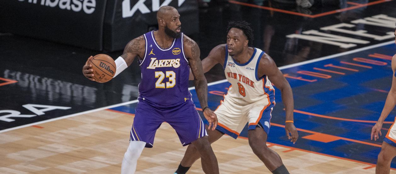 LeBron James, figura de los Lakers de Los Ángeles. 