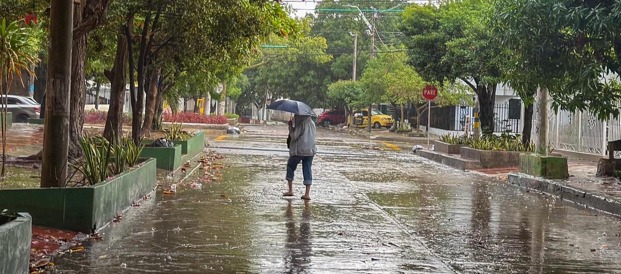 Las lluvias podrían extenderse hasta el miércoles. 