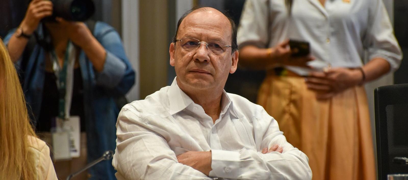 Germán Ávila, ministro de Hacienda y Crédito Público. 