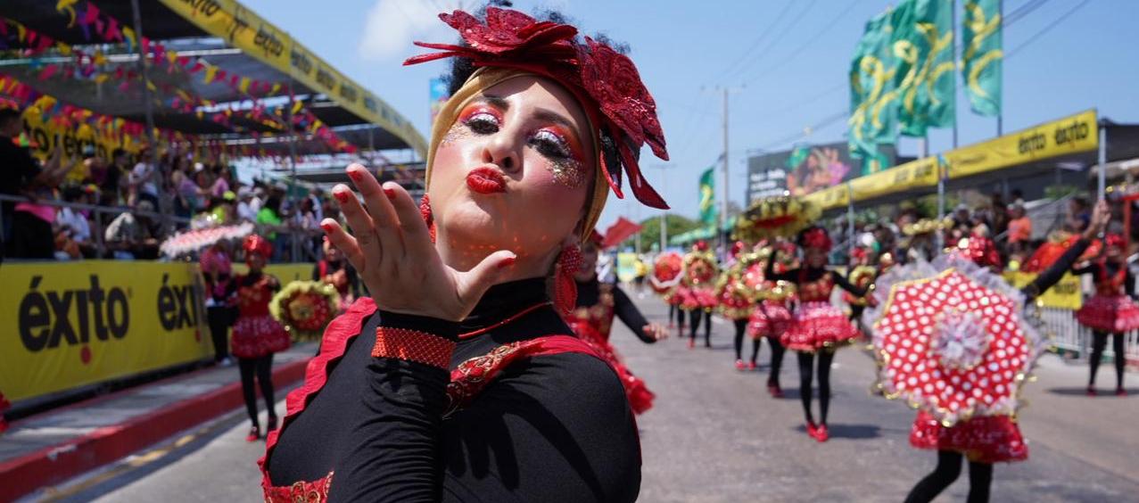 Las Negritas Puloy suman 48 años participando en el Carnaval de Barranquilla.
