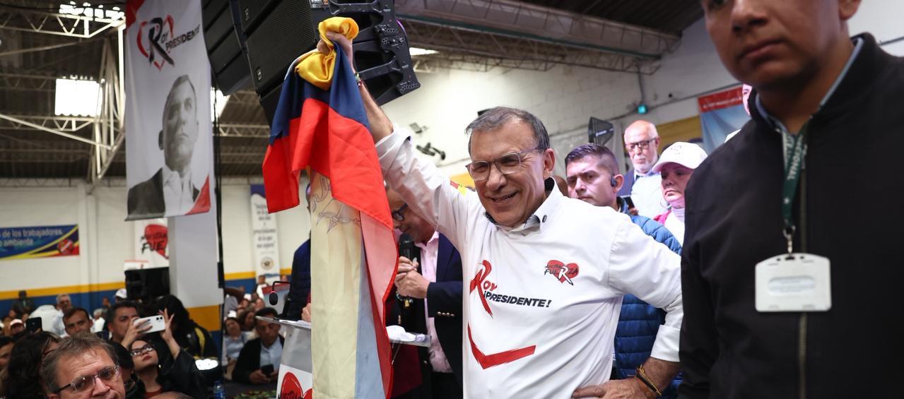 El precandidato presidencial Roy Barreras. 