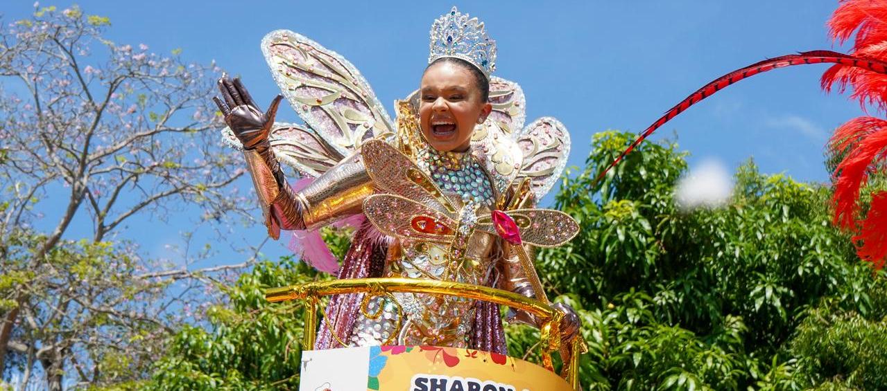 Sharon Acosta, reina del Carnaval de los Niños 2026. 