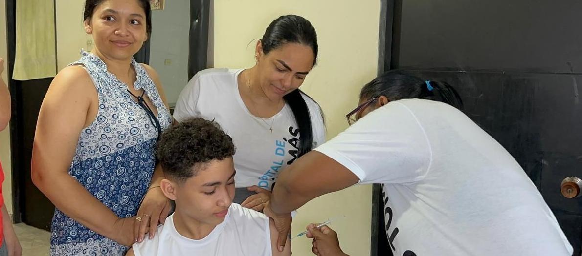 Jornada de vacunación en el departamento del Atlántico. 