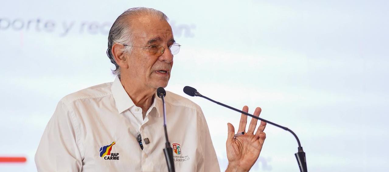 Eduardo Verano, gobernador del Atlántico. 