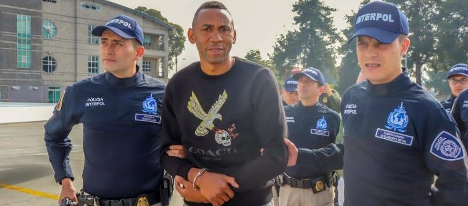 Jhon Viáfara al momento de su captura, en 2019.