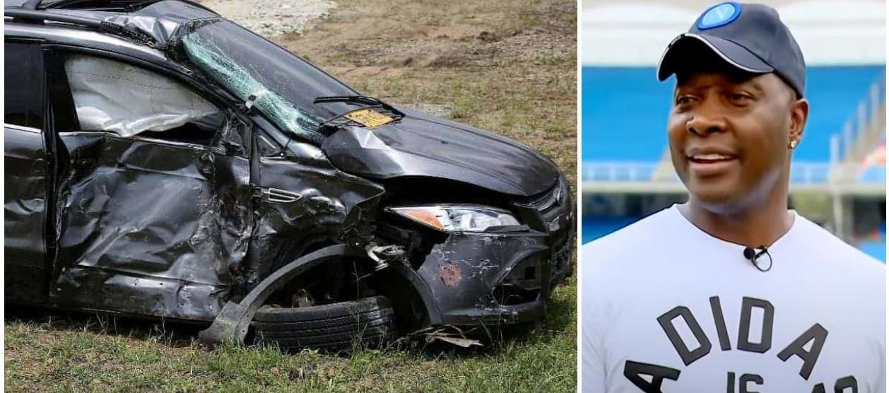 Así quedó el automóvil que era conducido por el exfutbolista Freddy Rincón.