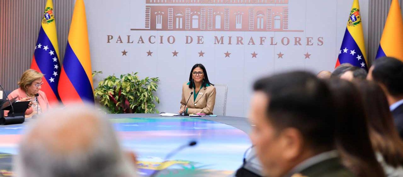 La presidenta de Venezuela, Delcy Rodríguez.