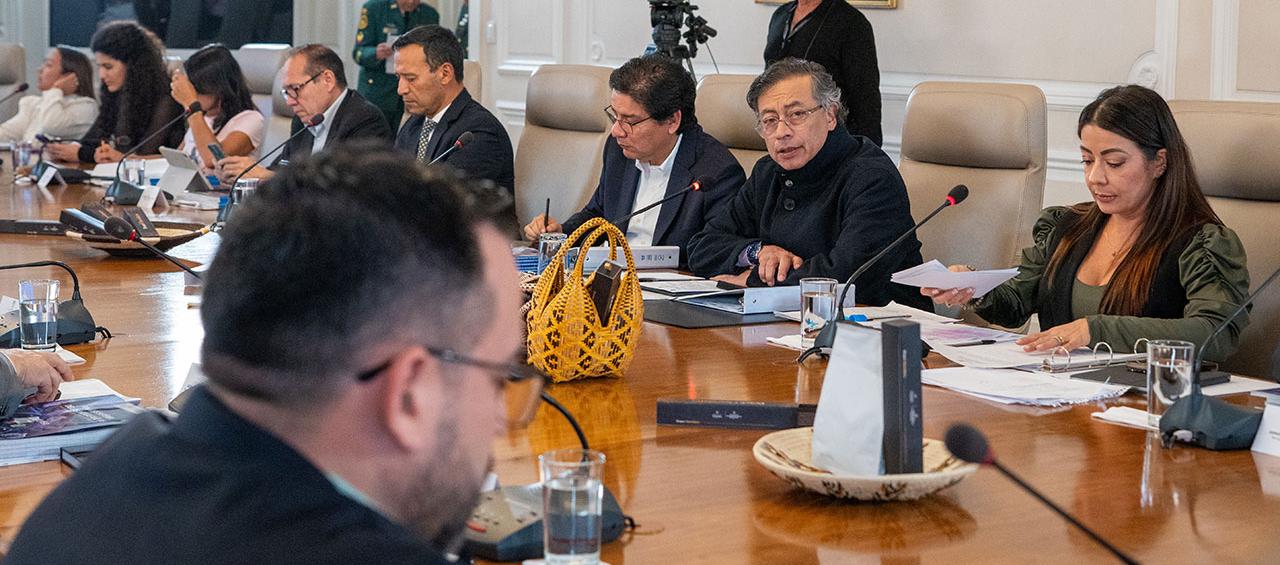 El Presidente colombiano, Gustavo Petro.