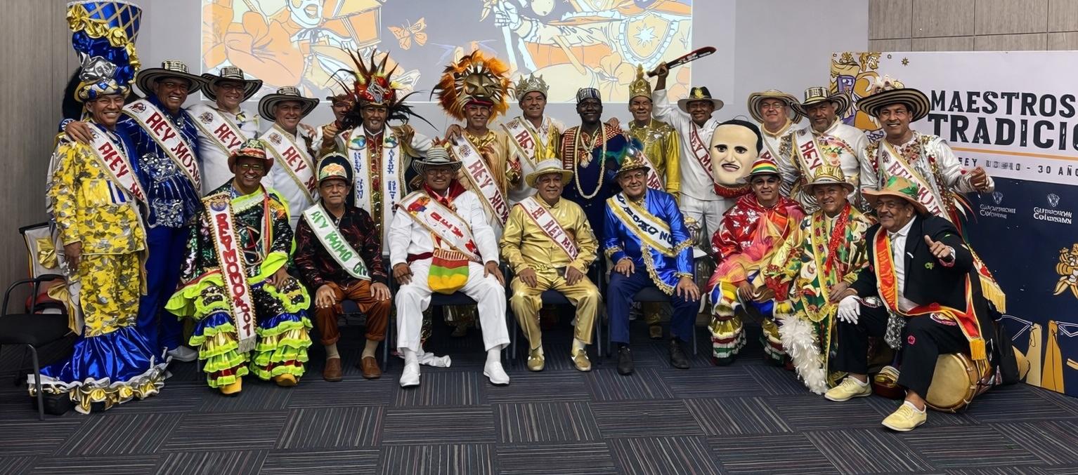 Reyes Momo que compartirán sus saberes en las instituciones.