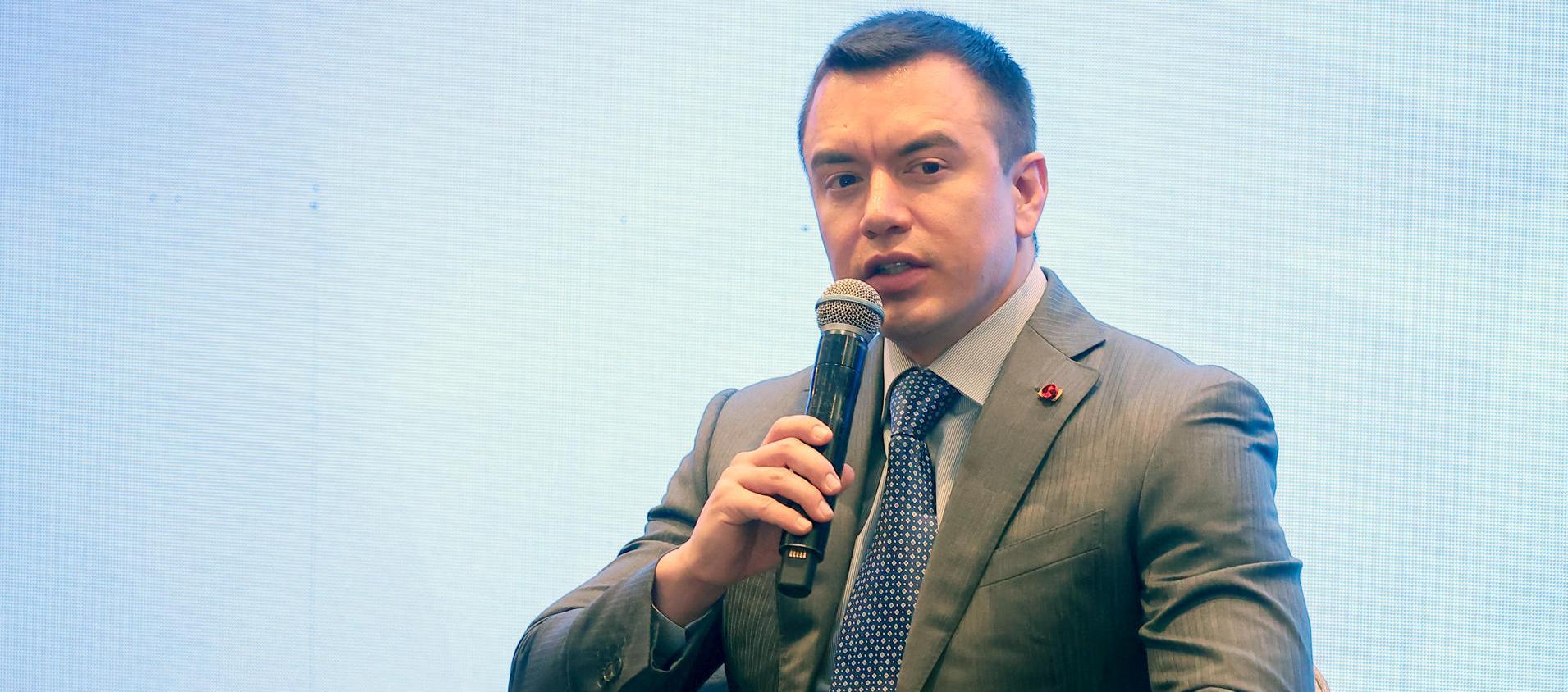 Daniel Noboa, Presidente de Ecuador.
