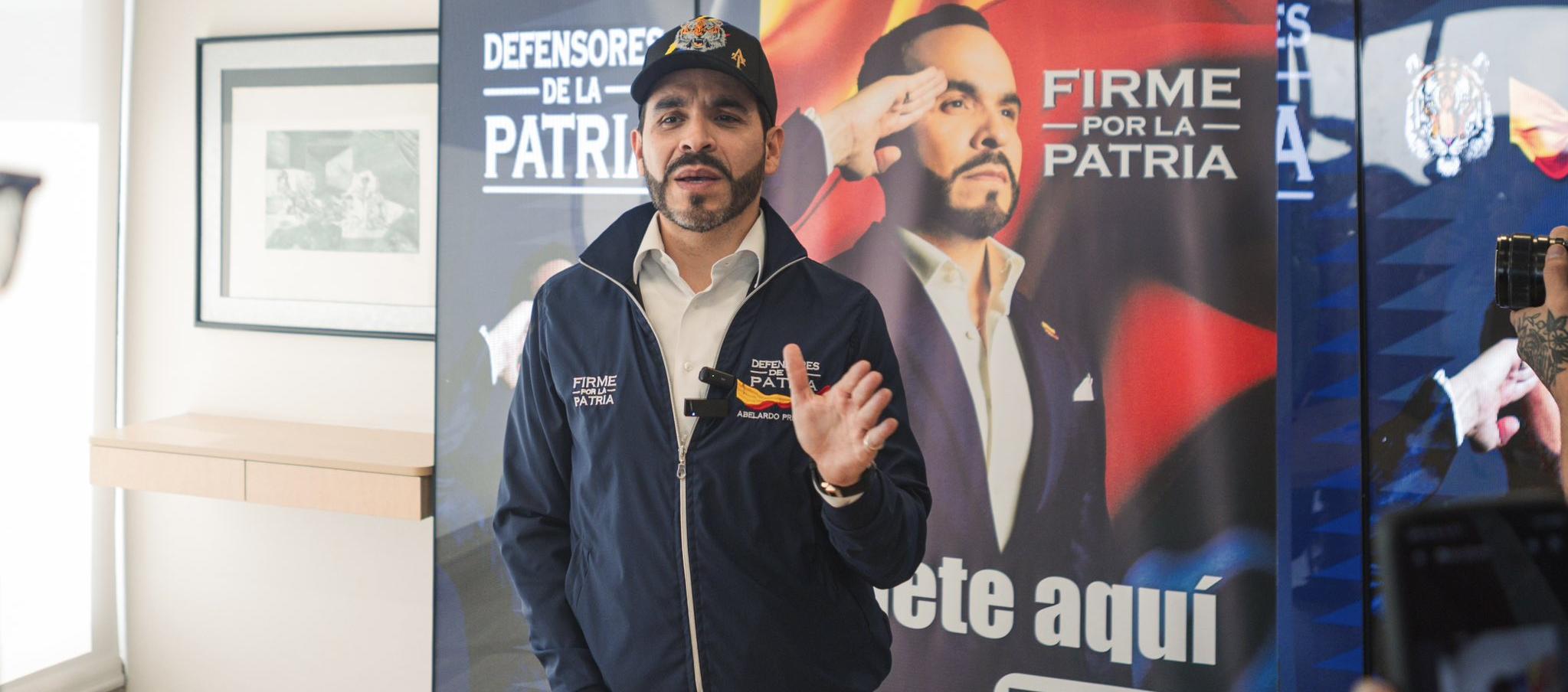 El candidato presidencial Abelardo De La Espriella.