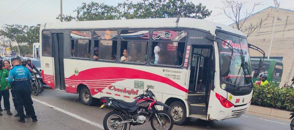 Accidente en la calle 30. 