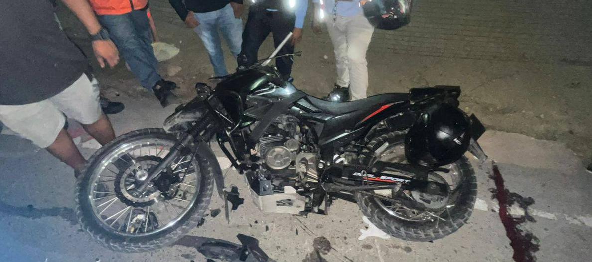 Accidente en Juan Mina. 