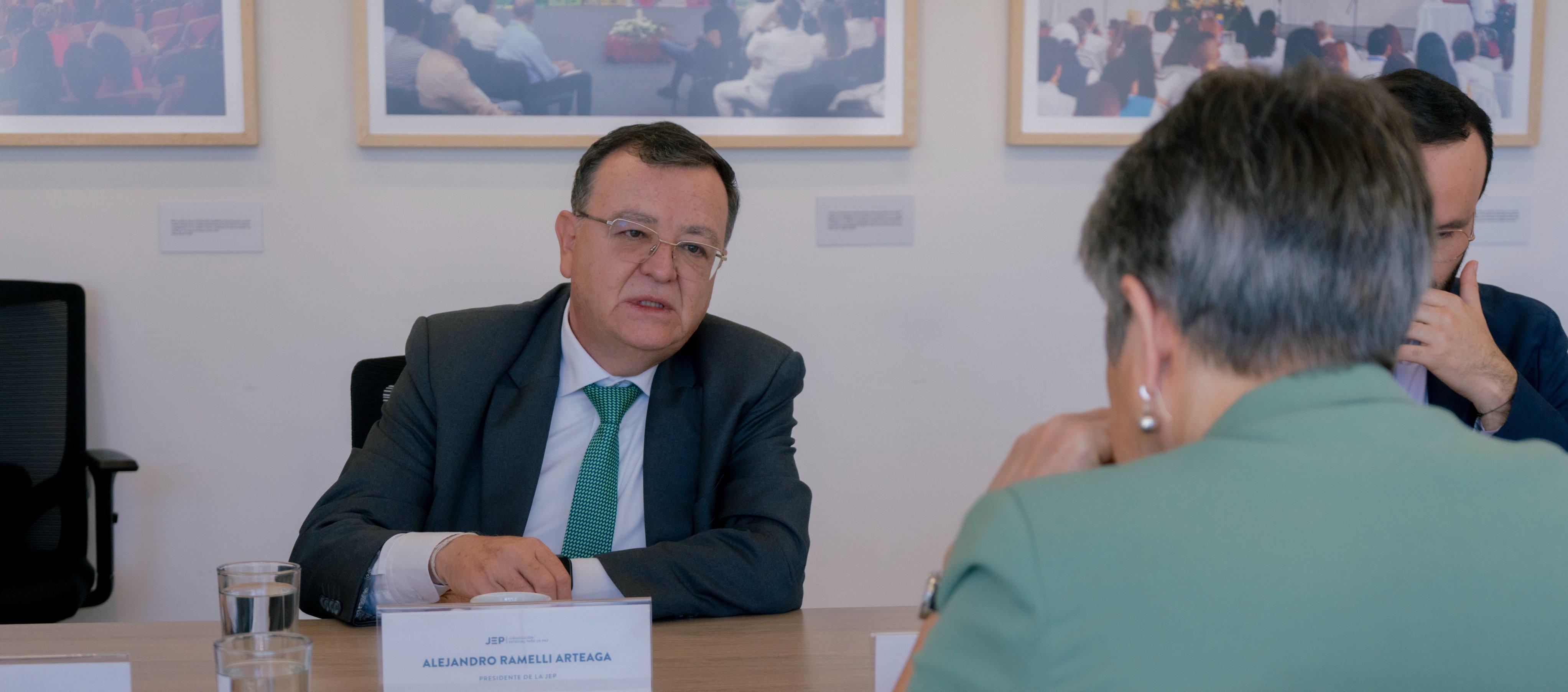 Alejandro Ramelli, presidente de la JEP. 